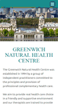 Mobile Screenshot of greenwichnaturalhealth.co.uk